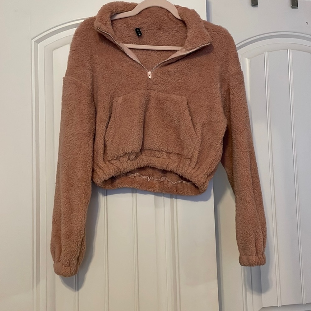 zara soft and fuzzy pullover